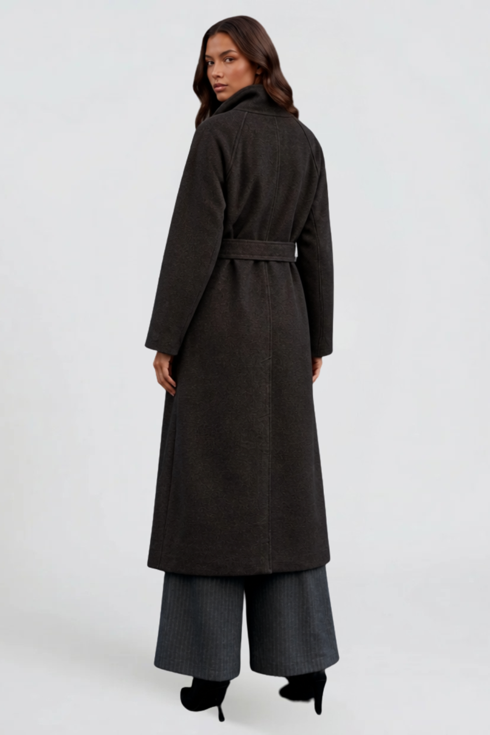 Manteau long ceinturé Adriana – photo 10