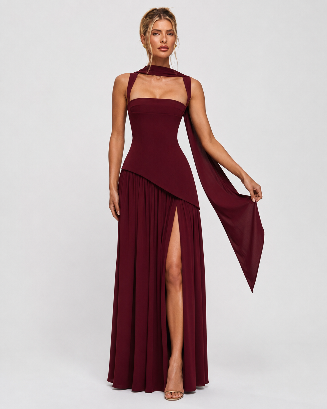 Robe longue corset Aria – photo 9