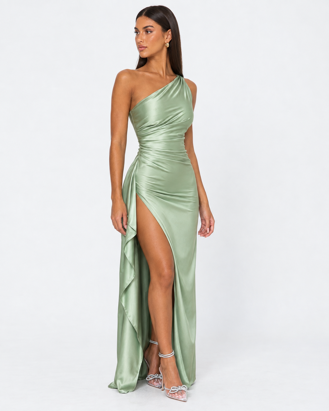 Robe longue en satin Main Event – photo 8