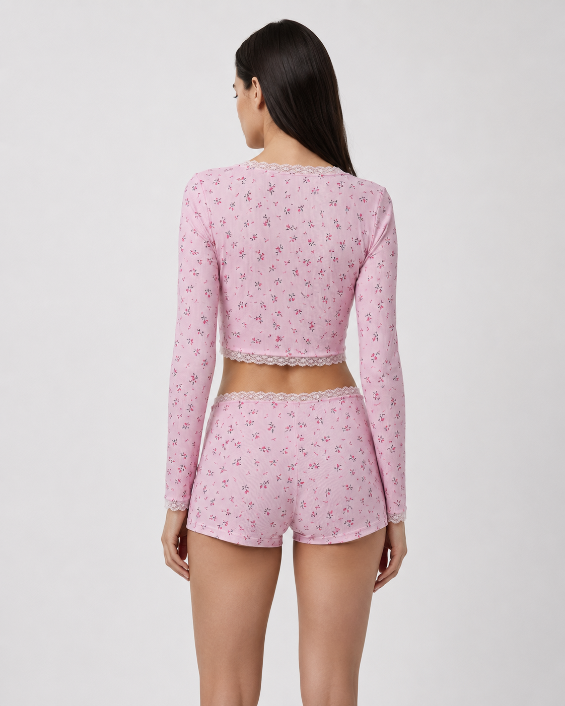 Pyjama fleuri Soft Girl – photo 8