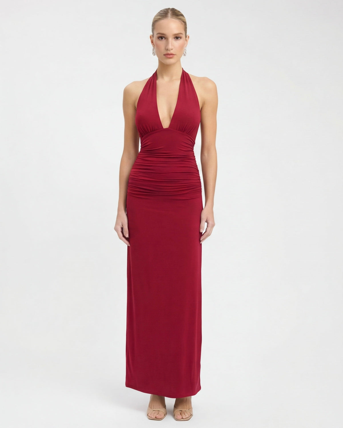 Robe longue col licou Nyx – photo 4