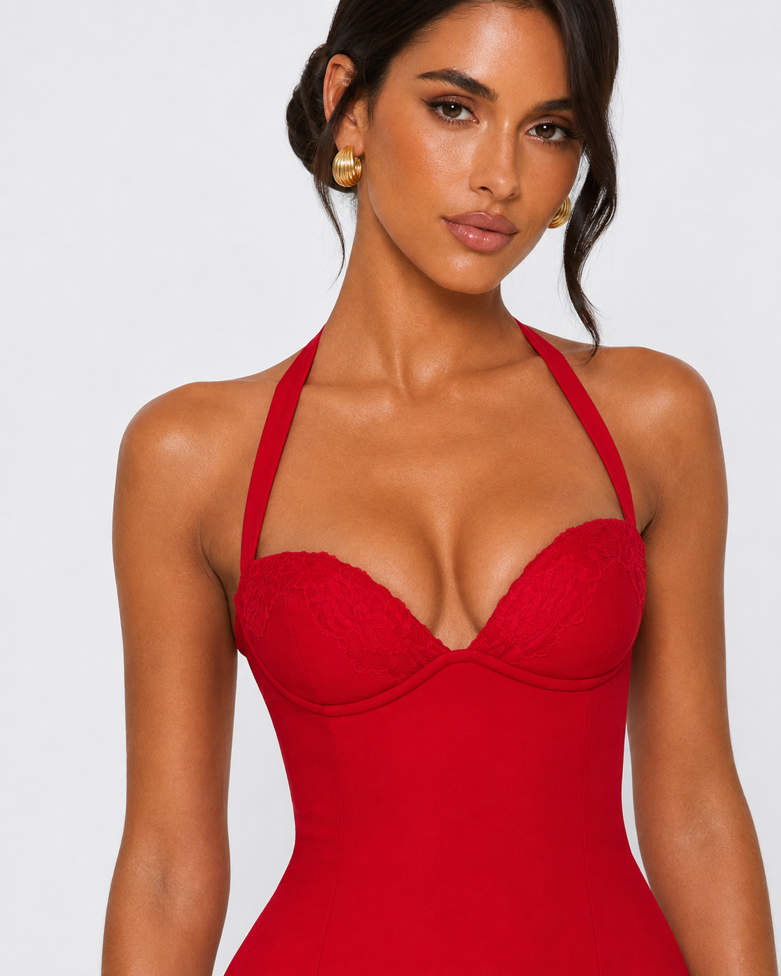 Robe midi en dentelle Amour – photo 5
