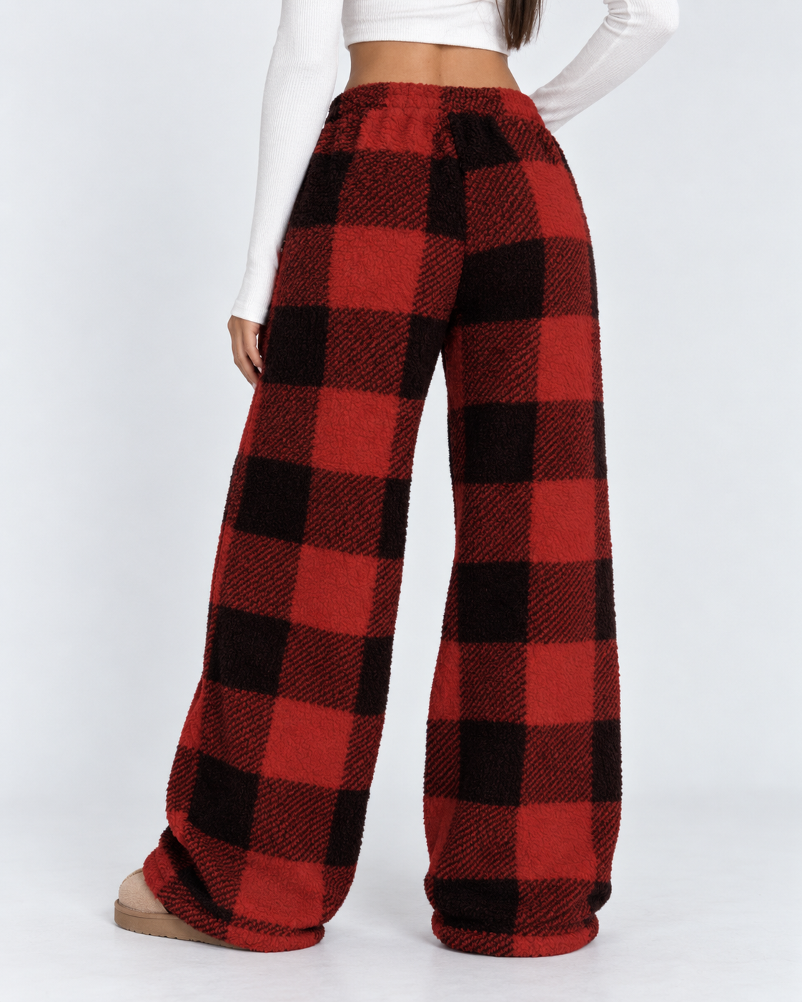 Pantalon détente à carreaux Cloud Check – photo 10