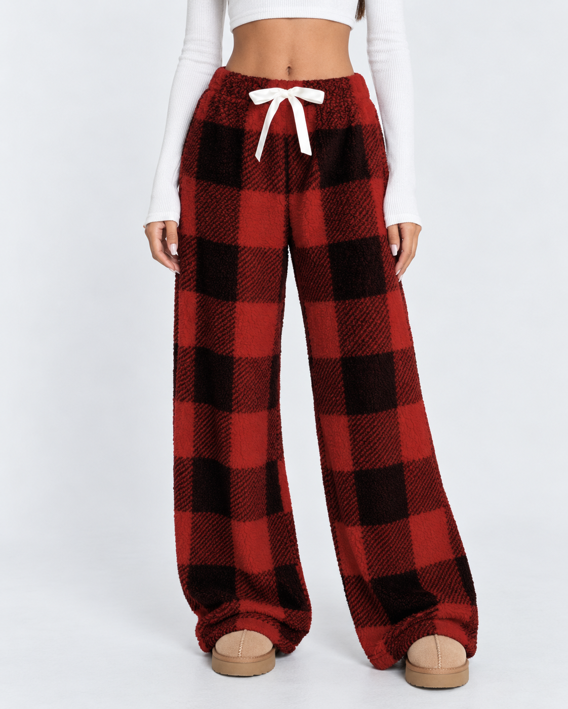 Pantalon détente à carreaux Cloud Check – photo 7
