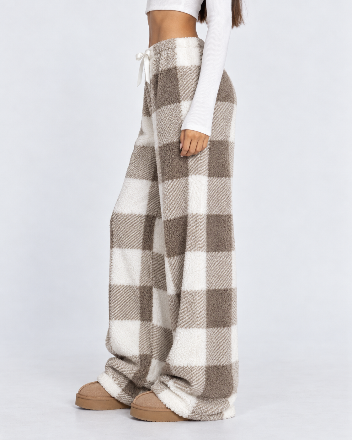 Pantalon détente à carreaux Cloud Check – photo 4