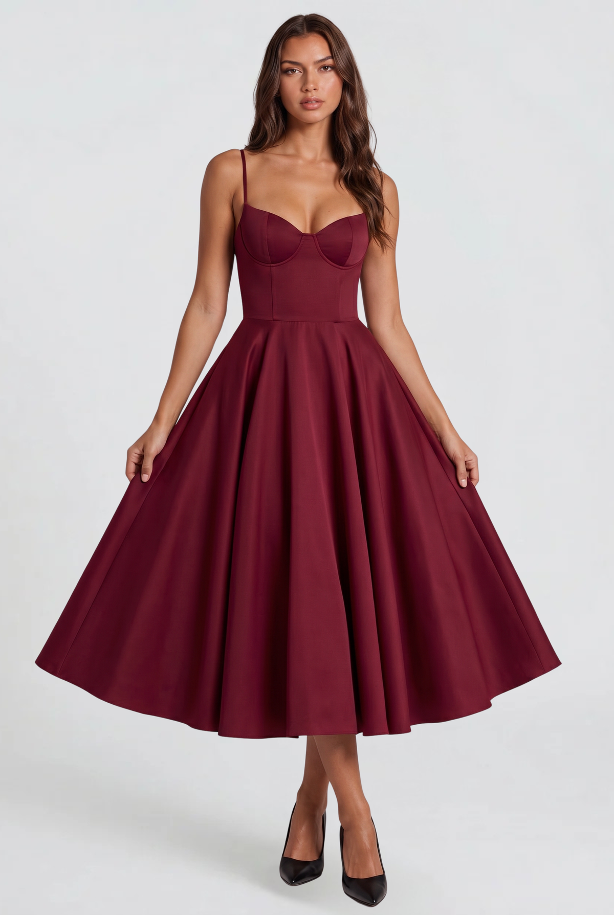 Robe midi invitée de mariage