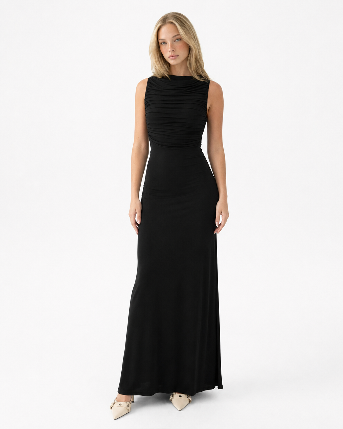 Robe longue dos ouvert Main Event – photo 4