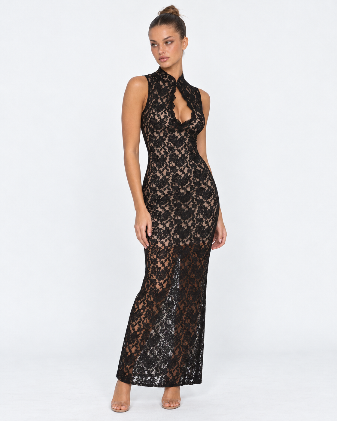 Robe longue en dentelle No Hard Feelings – photo 6