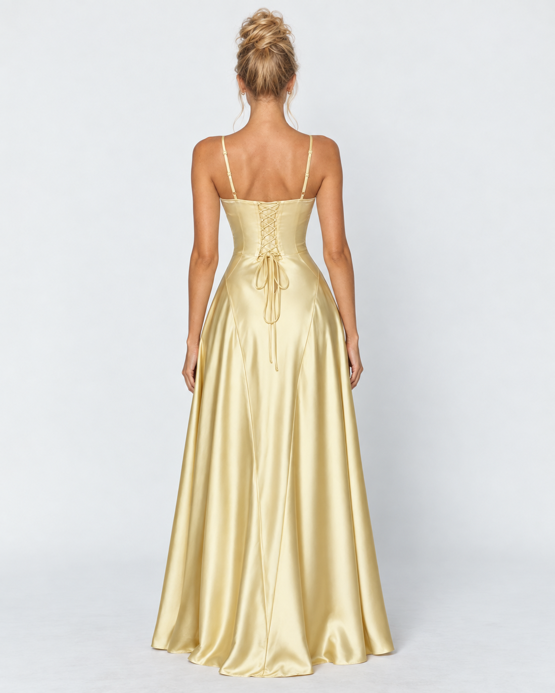 Robe longue en satin Midnight Romance – photo 27