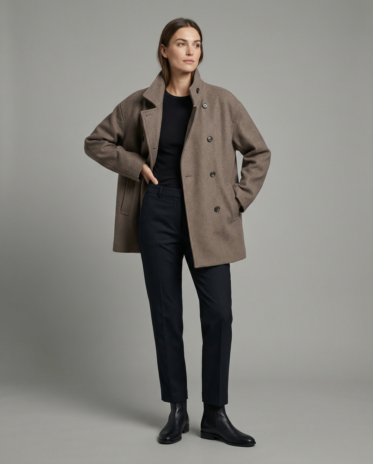 Veste Honora à col montant – photo 3