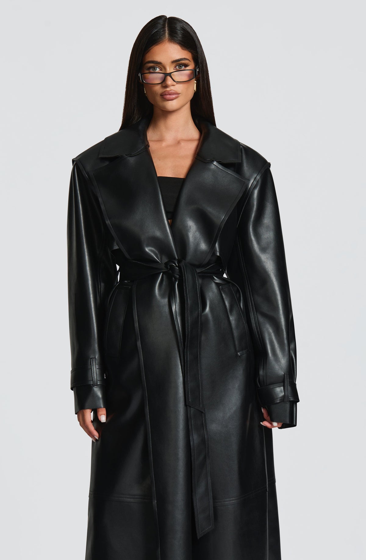 Trench Bridget noir – photo 11