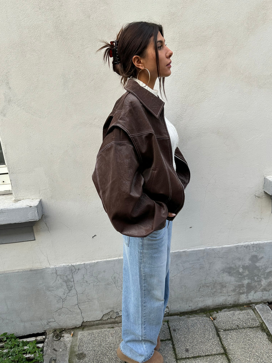 Veste en cuir Rebel Spirit – photo 7