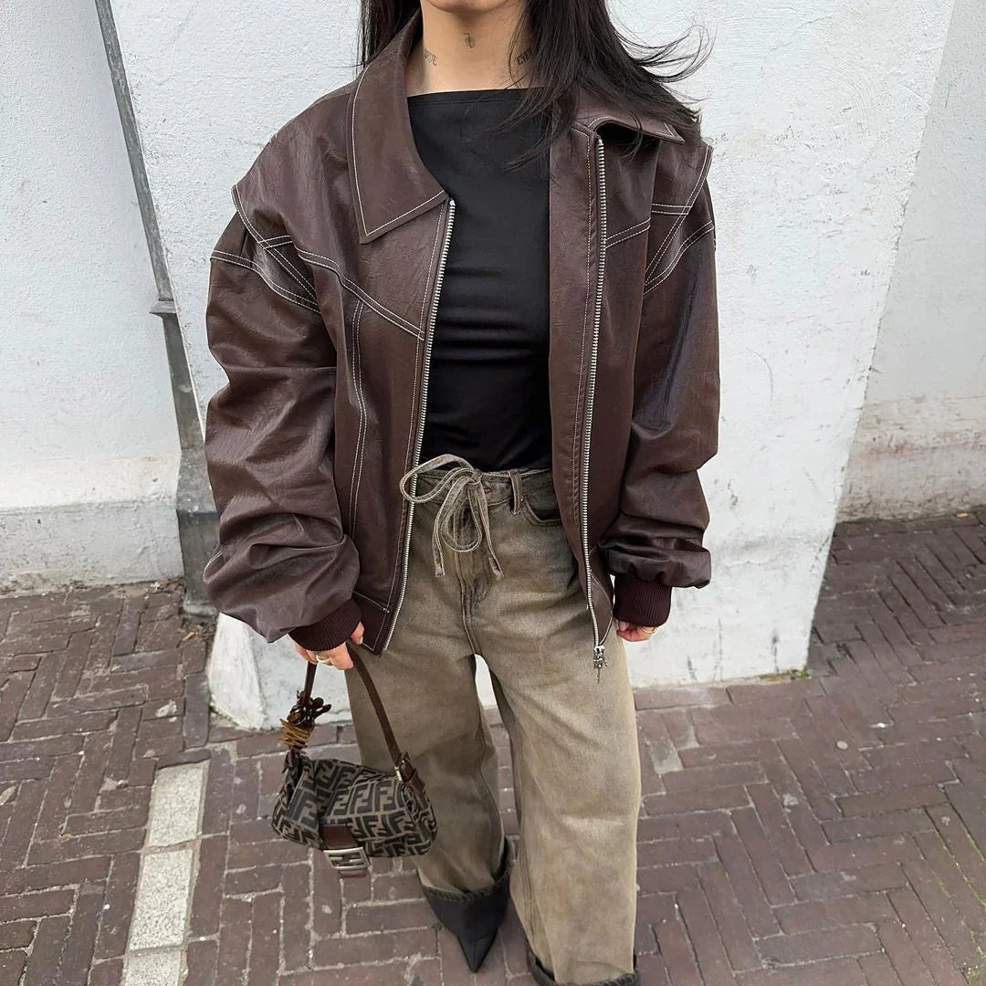 Veste en cuir Rebel Spirit – photo 9