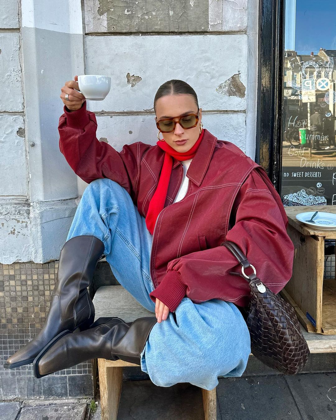 Veste en cuir Rebel Spirit – photo 3