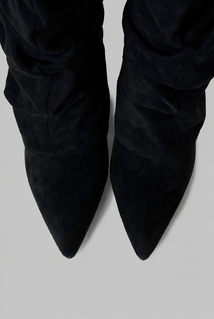 Bottes hautes souples effet daim – photo 15