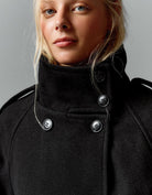 Manteau ceinturé Elvéra à col cheminée – photo 13