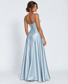 Robe longue en satin Midnight Romance – photo 19