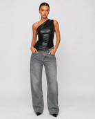 Top simili-cuir No Rules – photo 8