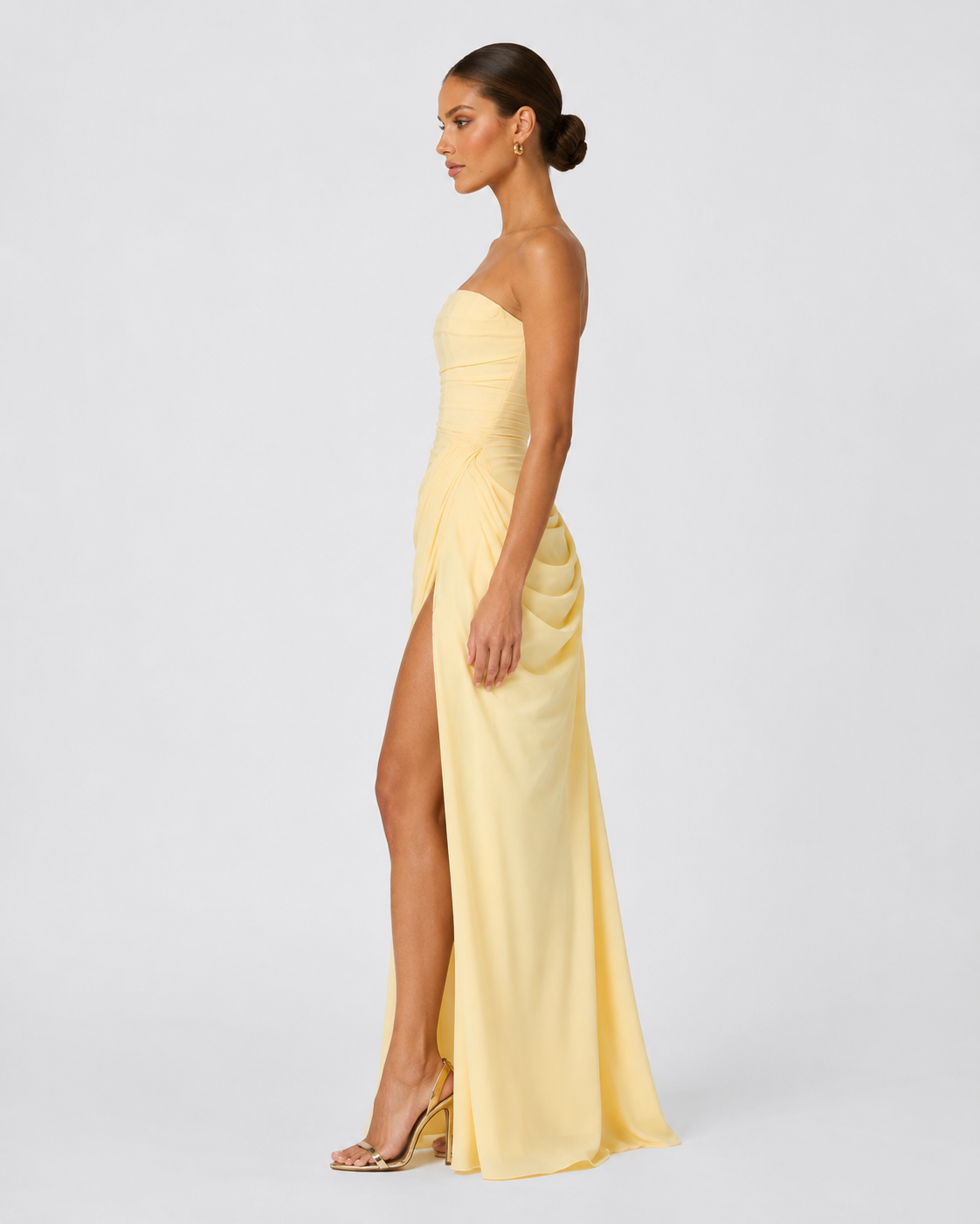 Robe longue drapée Main Character – photo 4