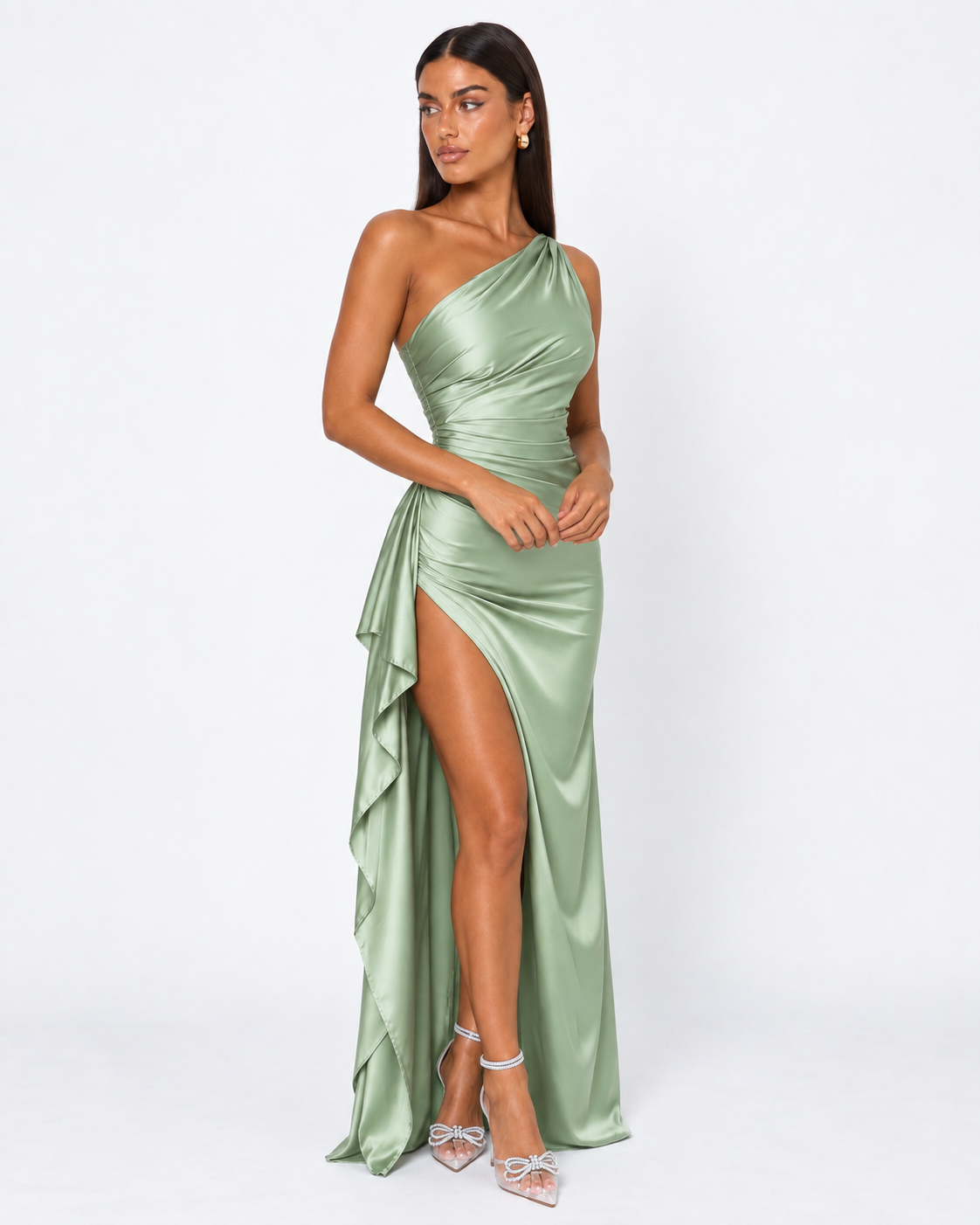 Robe longue en satin Main Event – photo 6