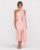 Robe midi en satin Seraphina