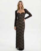 Robe longue en dentelle Lace Muse – photo 3