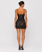 Mini-robe en dentelle Midnight Affair – photo 5