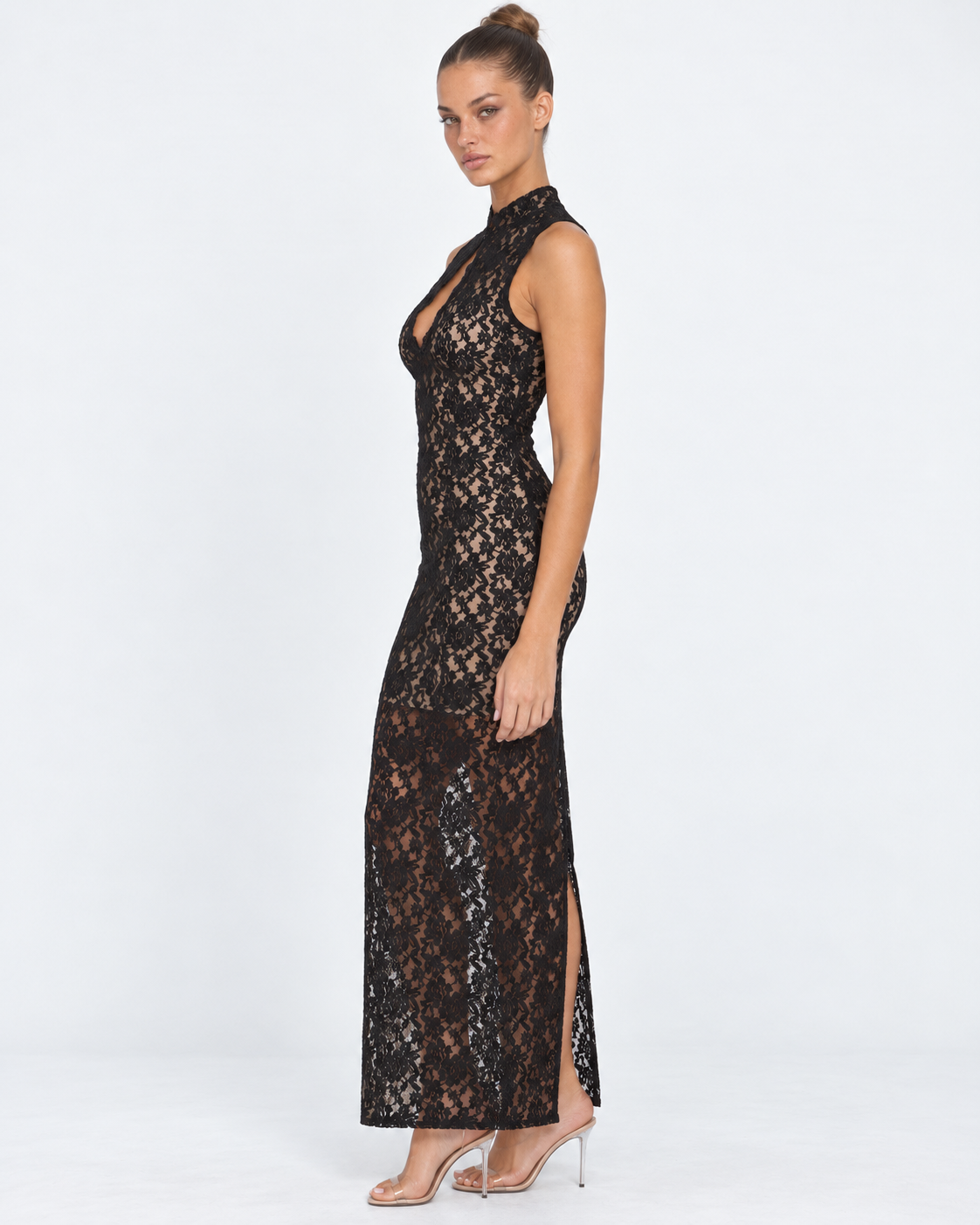 Robe longue en dentelle No Hard Feelings – photo 7