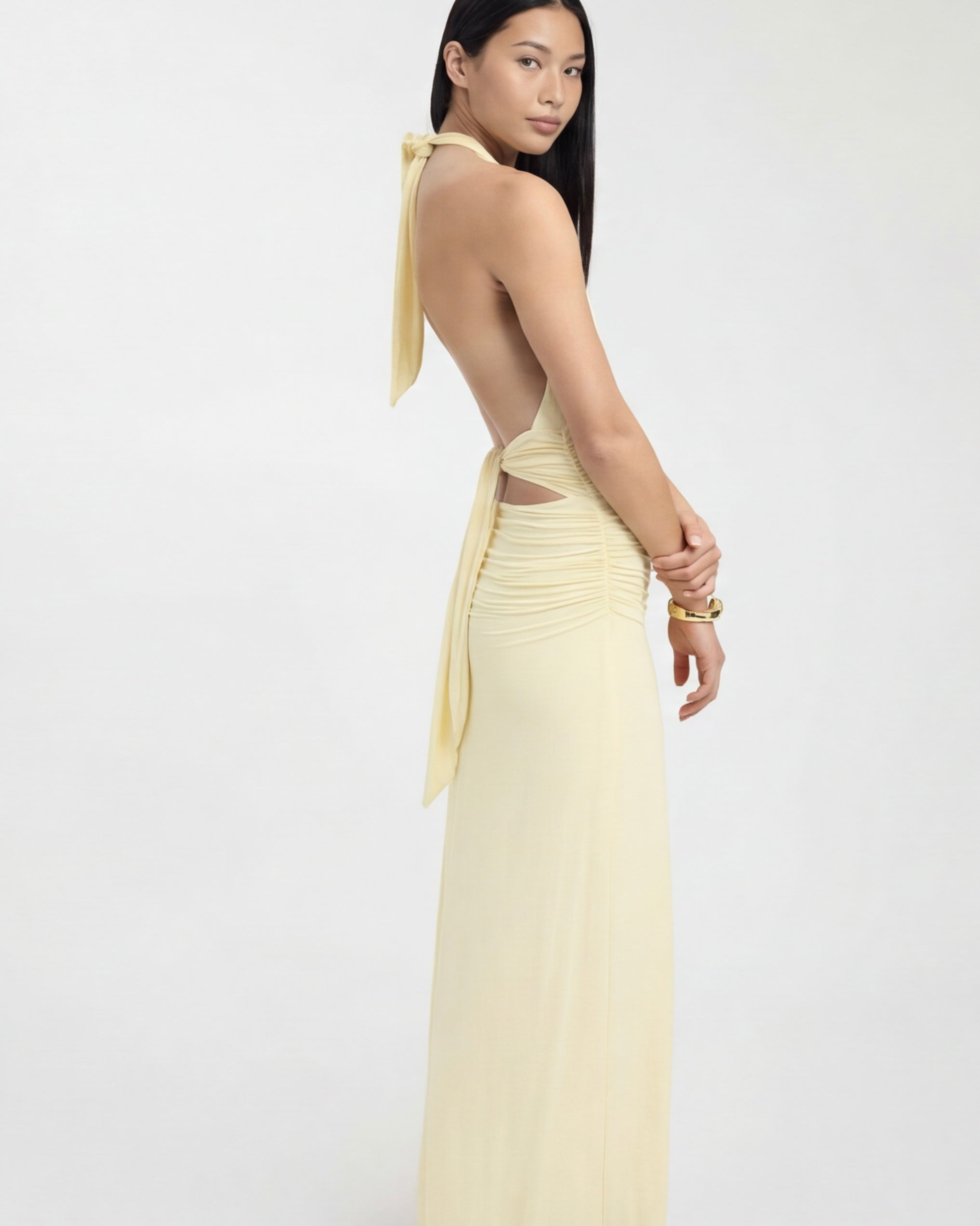Robe longue col licou Nyx – photo 11