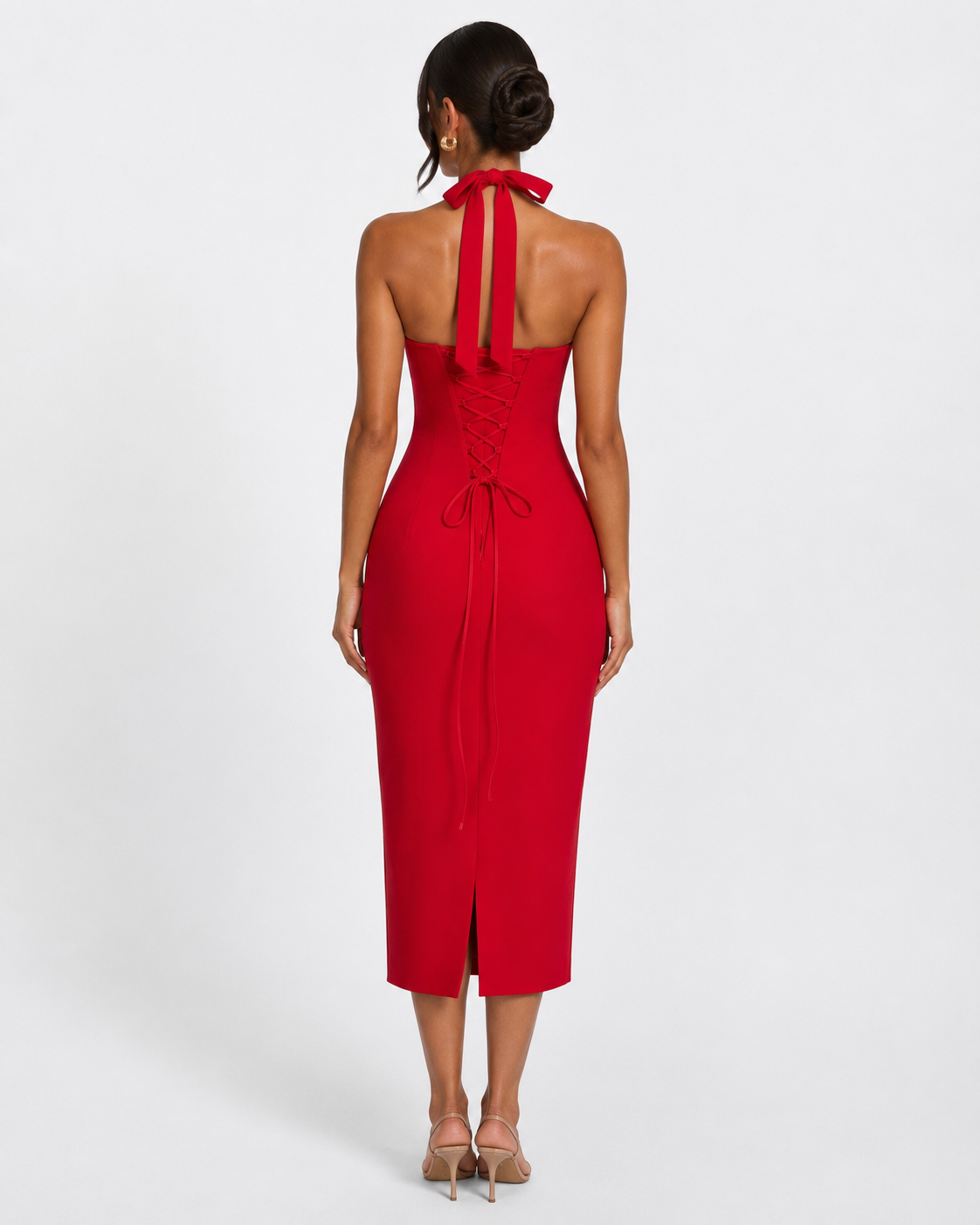 Robe midi en dentelle Amour – photo 4