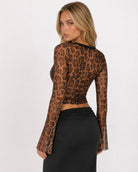 Top en tulle léopard Wild Romance – photo 4