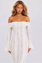 Robe longue en dentelle Ethereal – photo 11