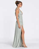 Robe longue froncée Serena – photo 3