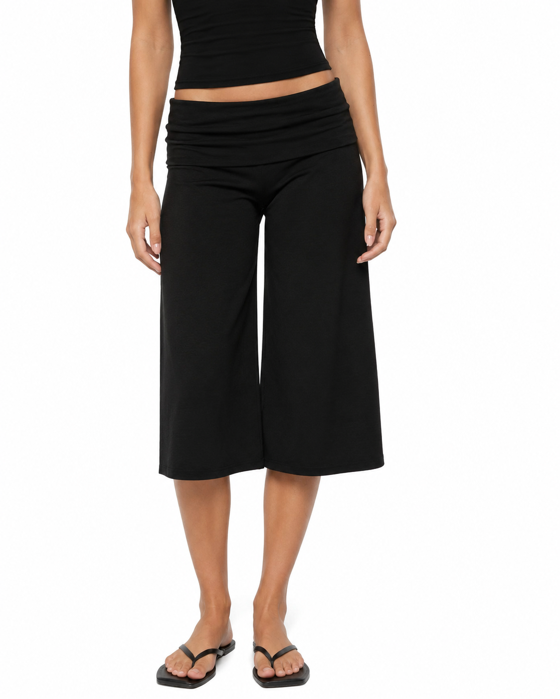 Pantalon corsaire à ceinture rabattue – photo 6
