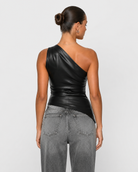 Top simili-cuir No Rules – photo 7