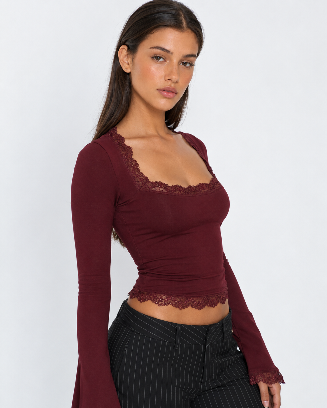 Top à finitions dentelle – photo 13