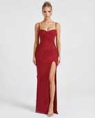 Robe longue fendue Luna