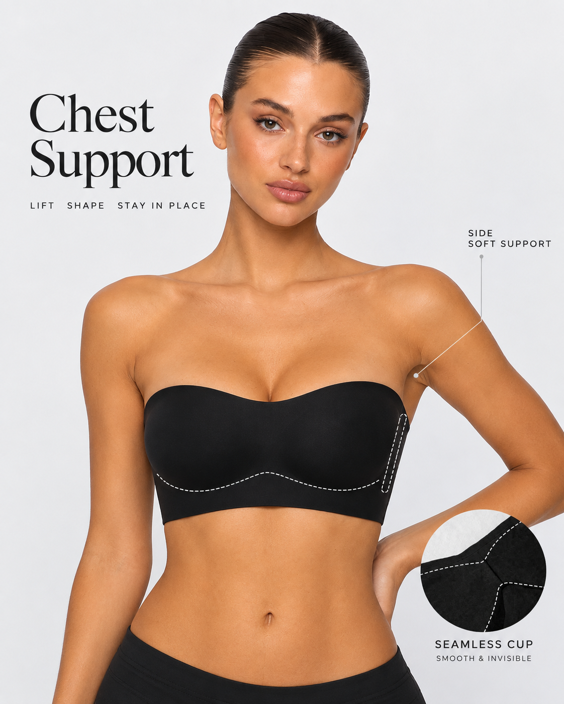 Soutien-gorge sans bretelles Stay Put – photo 6