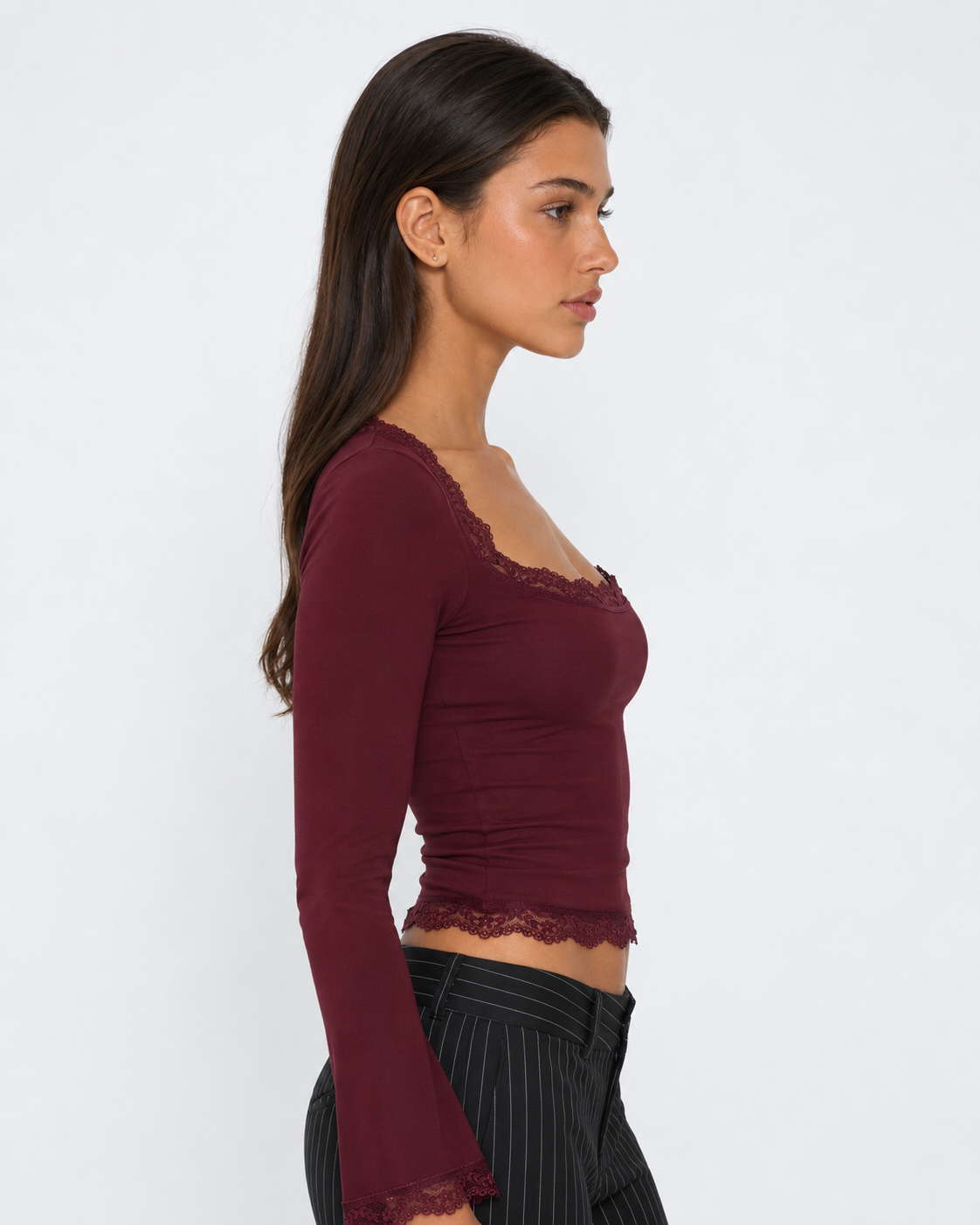 Top à finitions dentelle – photo 14