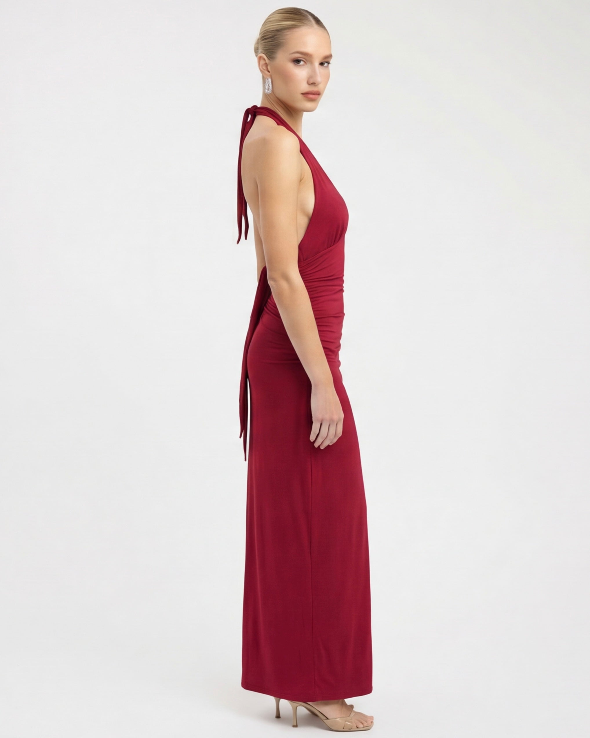 Robe longue col licou Nyx – photo 5