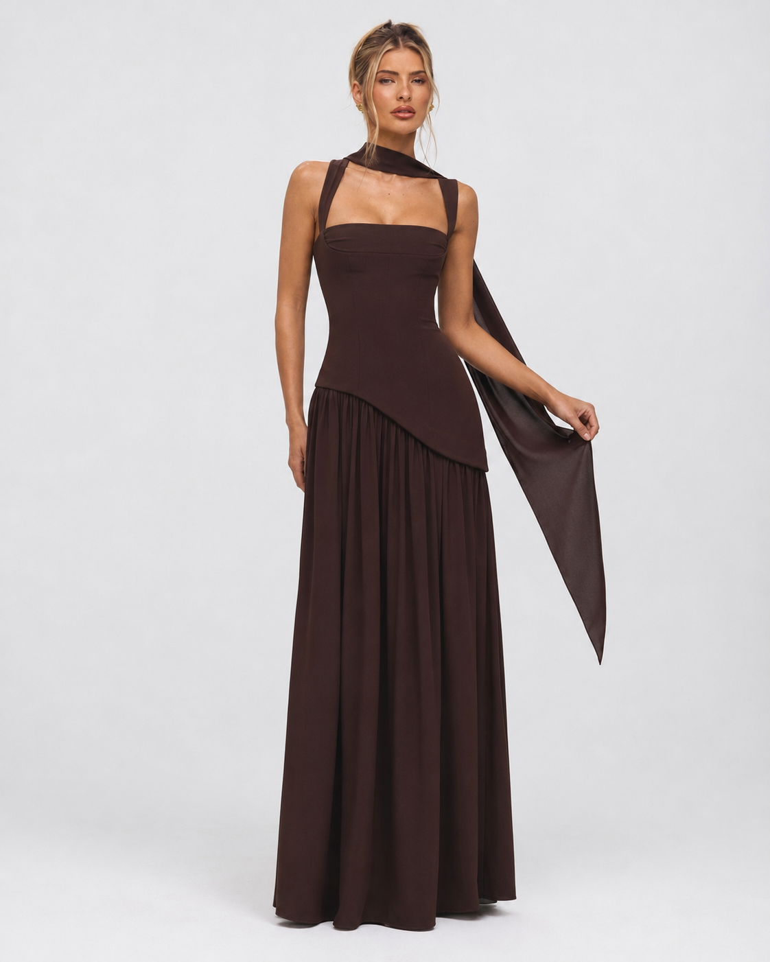 Robe longue corset Aria – photo 6