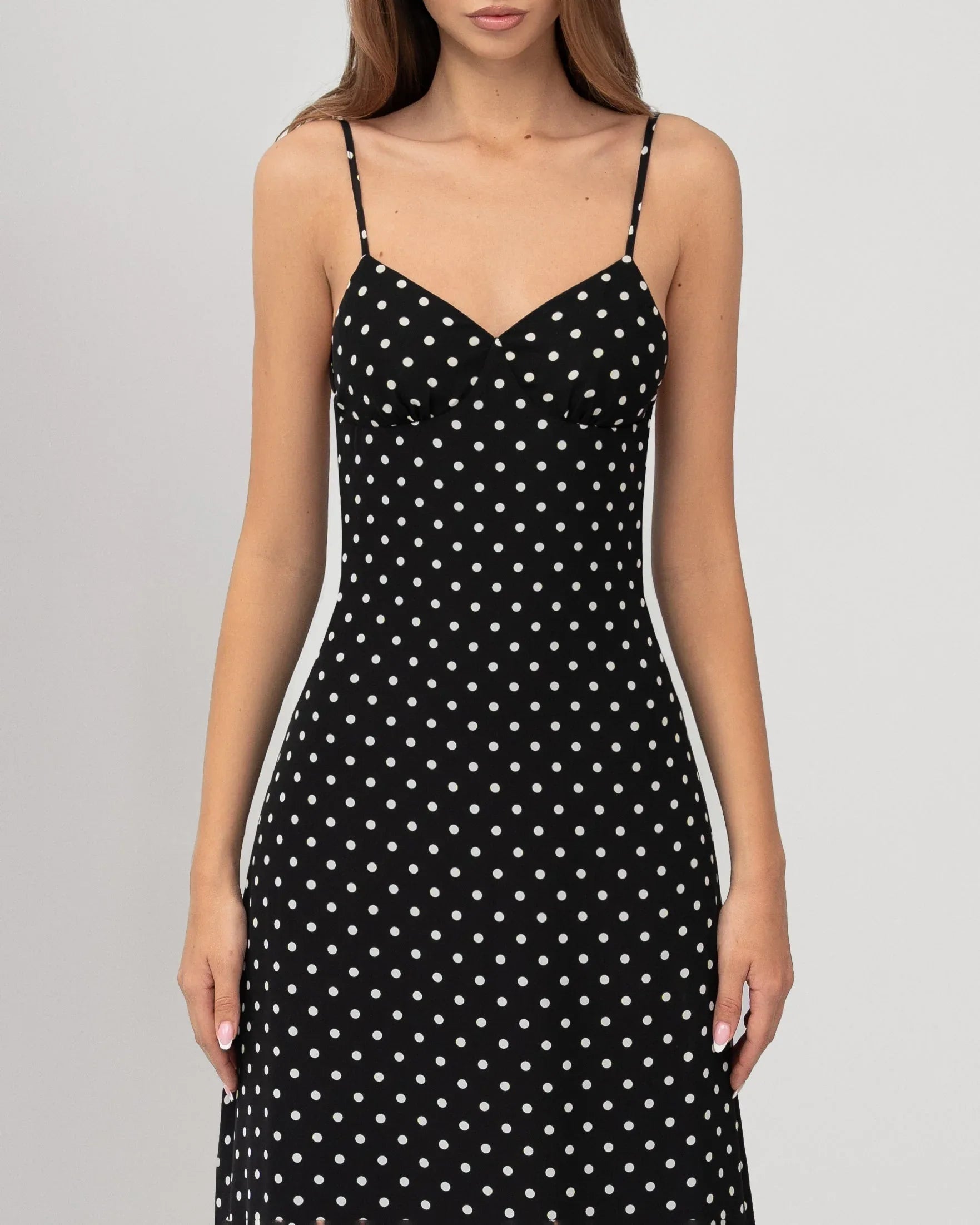 Robe longue à pois Midnight Muse – photo 7