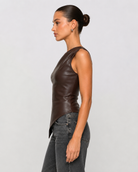 Top simili-cuir No Rules – photo 4