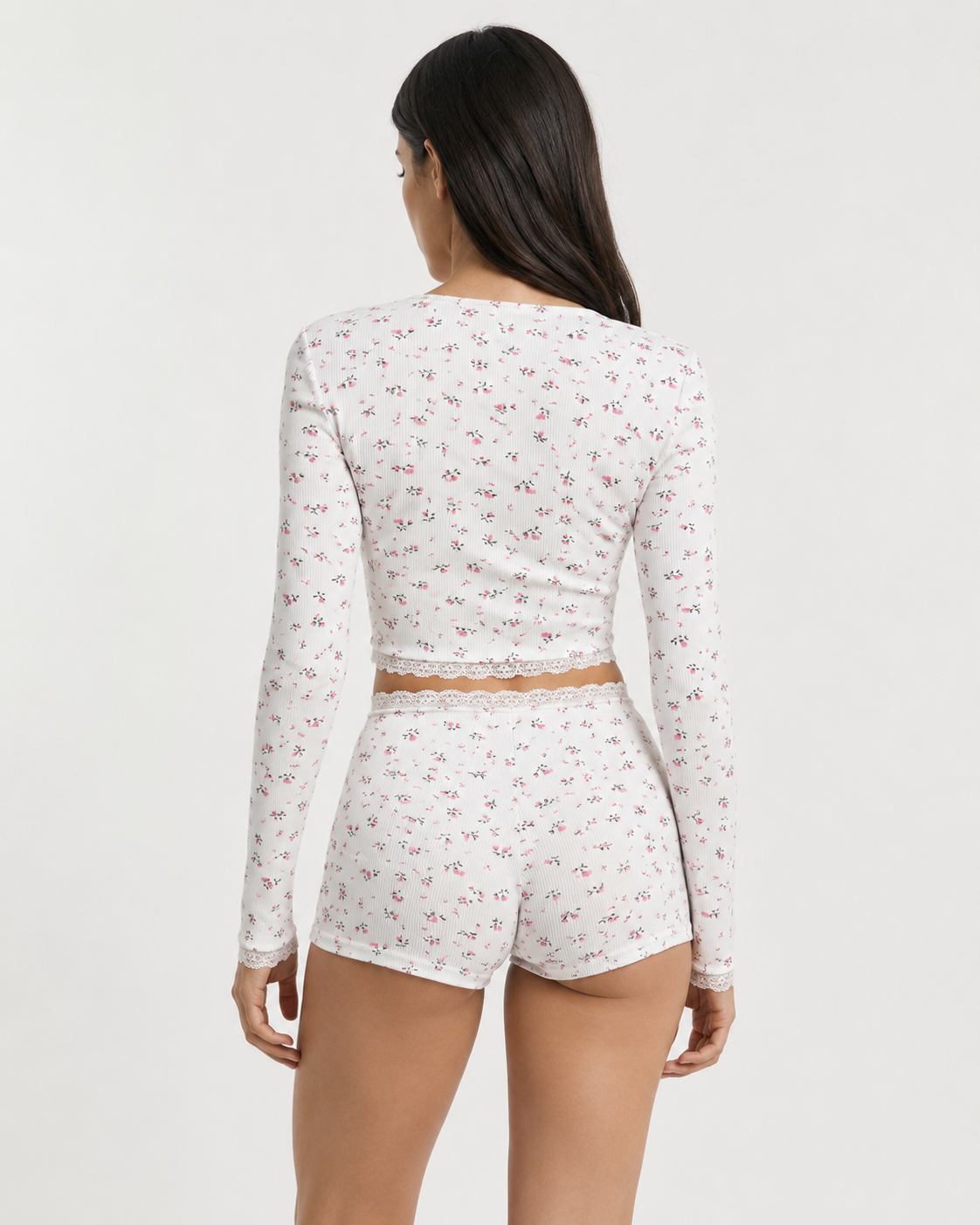 Pyjama fleuri Soft Girl – photo 3