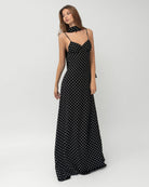 Robe longue à pois Midnight Muse – photo 2