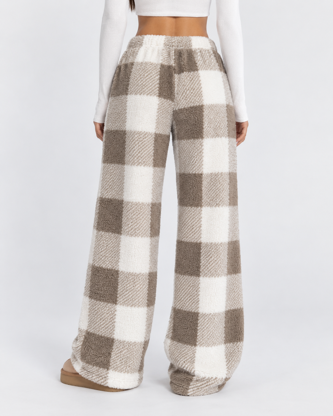 Pantalon détente à carreaux Cloud Check – photo 5