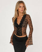 Top en tulle léopard Wild Romance – photo 2