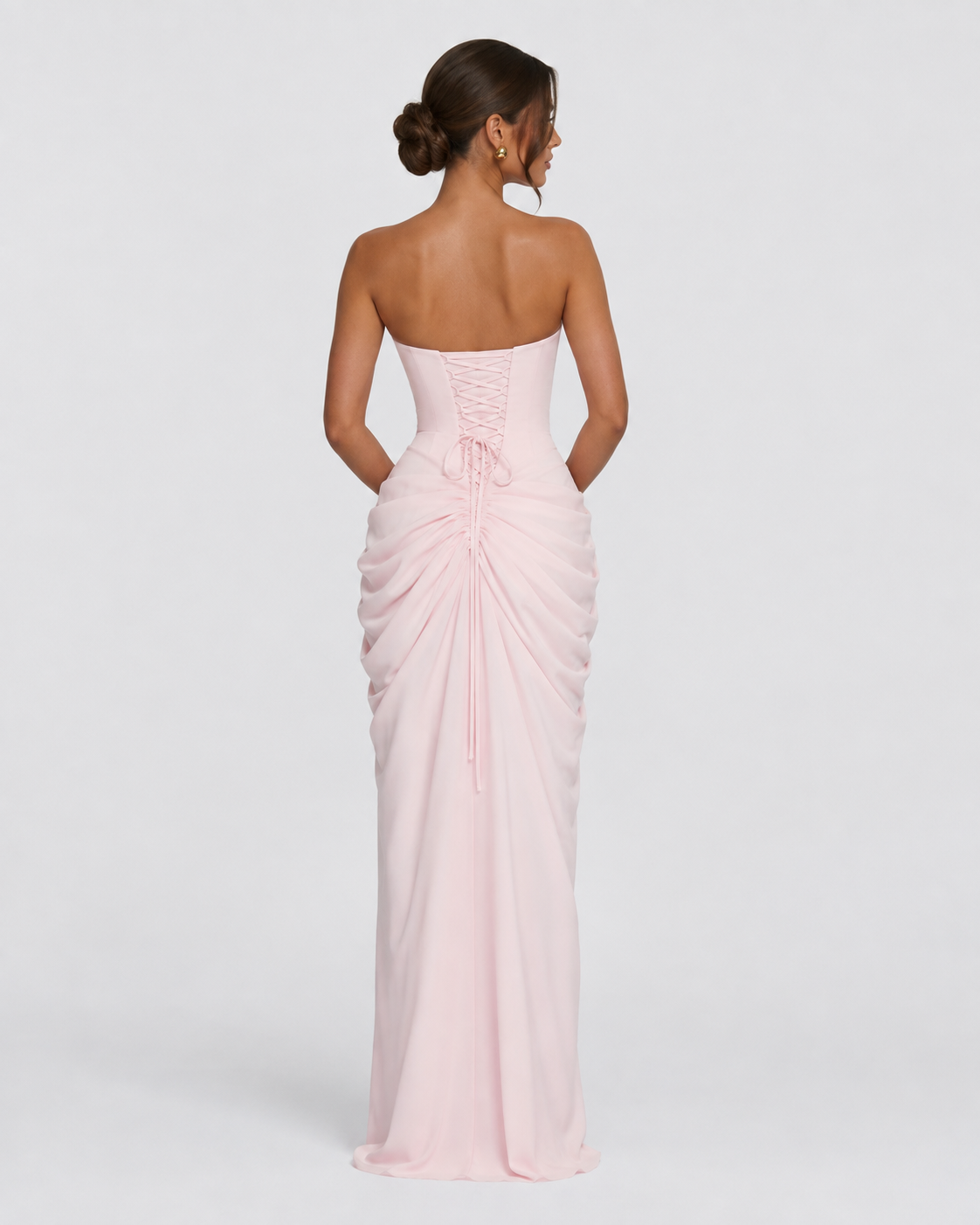 Robe longue drapée Main Character – photo 10