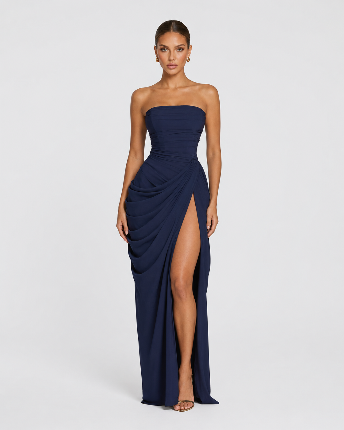 Robe longue drapée Main Character – photo 17