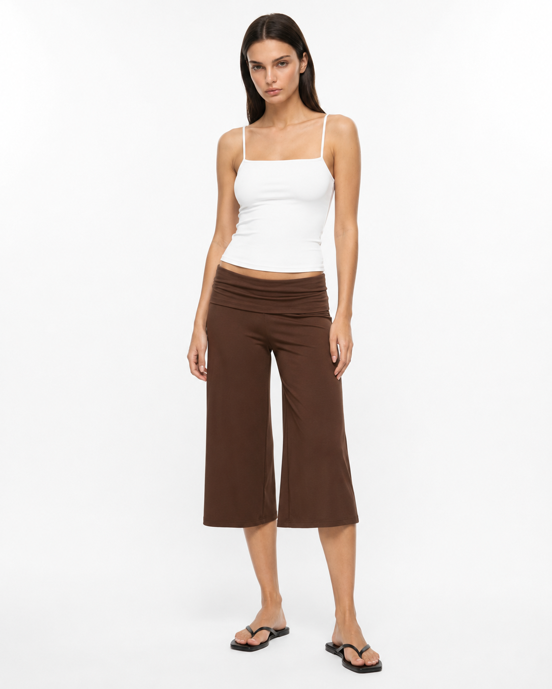 Pantalon corsaire à ceinture rabattue – photo 9